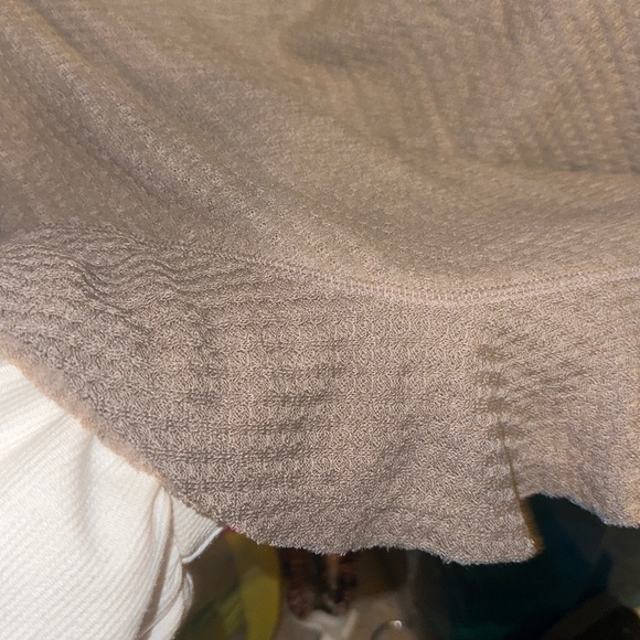 Chic Soul Waffle Knit Long top with Leopard print - Picture 6 of 6